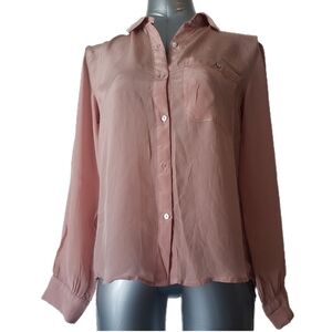 ZARA Women's Ruffle Blouse – Size M